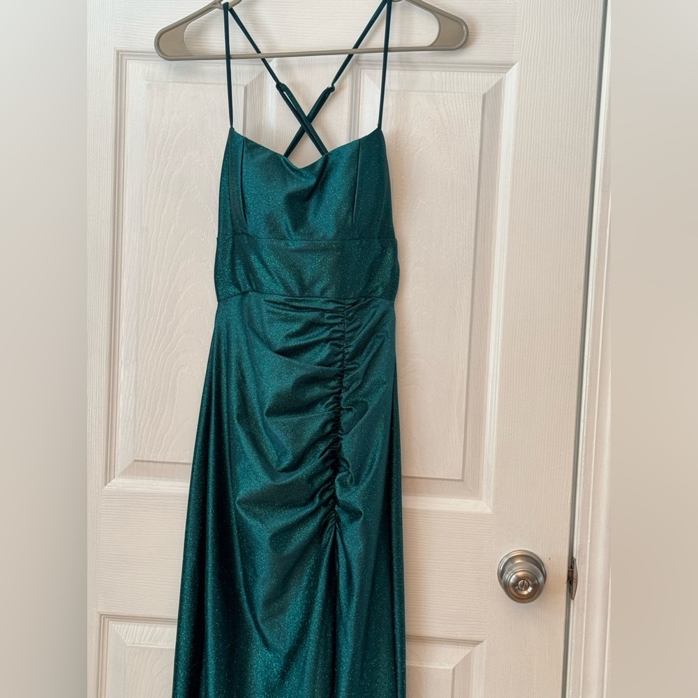 Sparkly Green Formal Prom Dress
